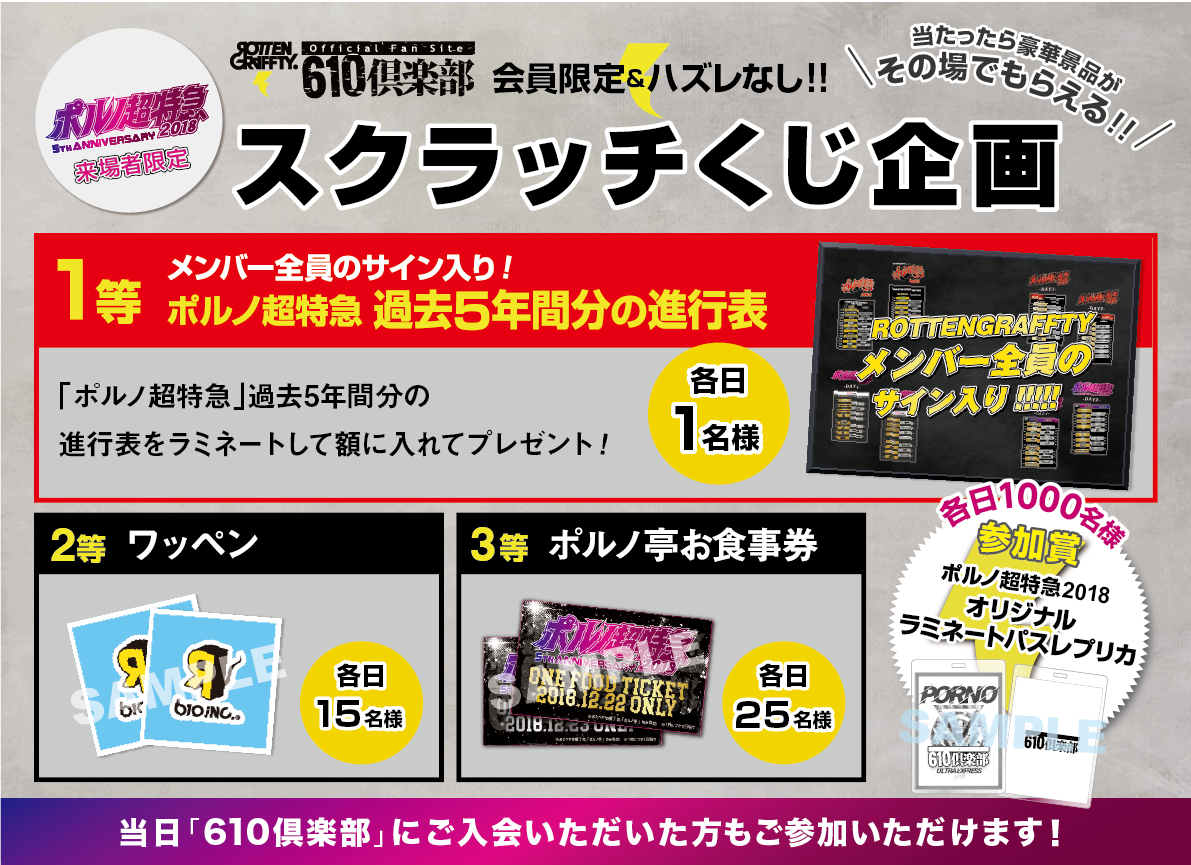 スクラッチくじ企画