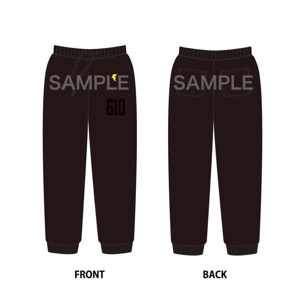 【響都超特急2025限定】610スウェットパンツ(イナズマ刺繍入り)